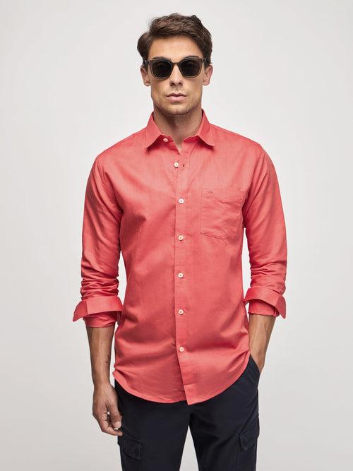 Linen Cotton Blend Shirt