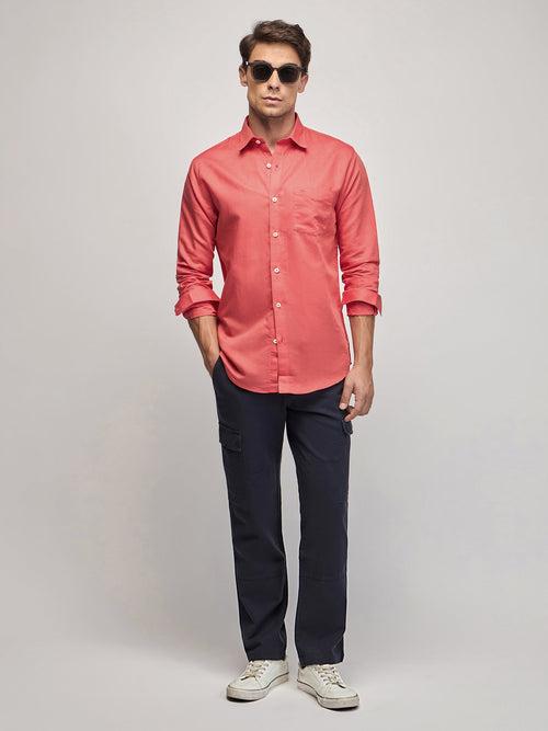 Linen Cotton Blend Shirt