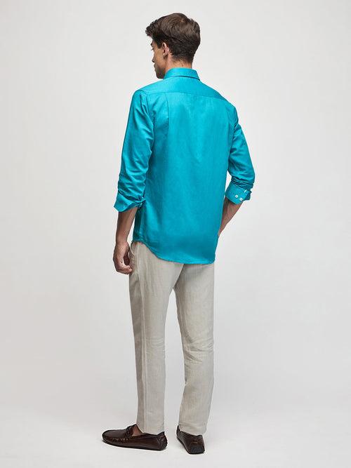 Linen Cotton Blend Shirt