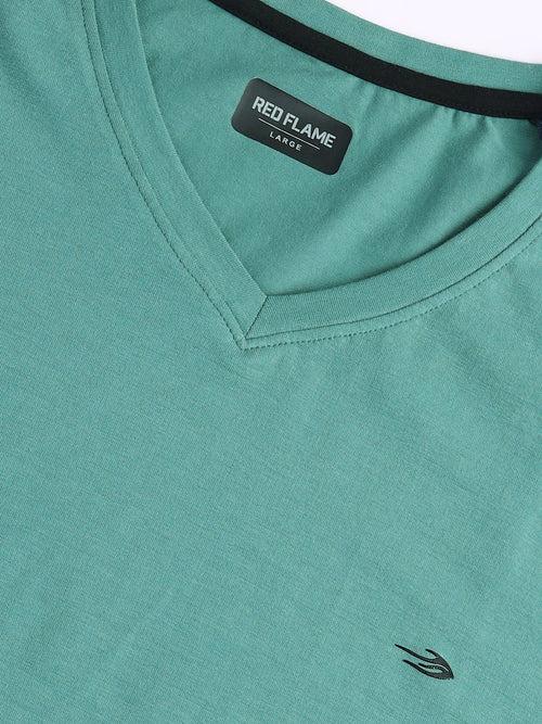 Cotton Stretch V-neck T-Shirt