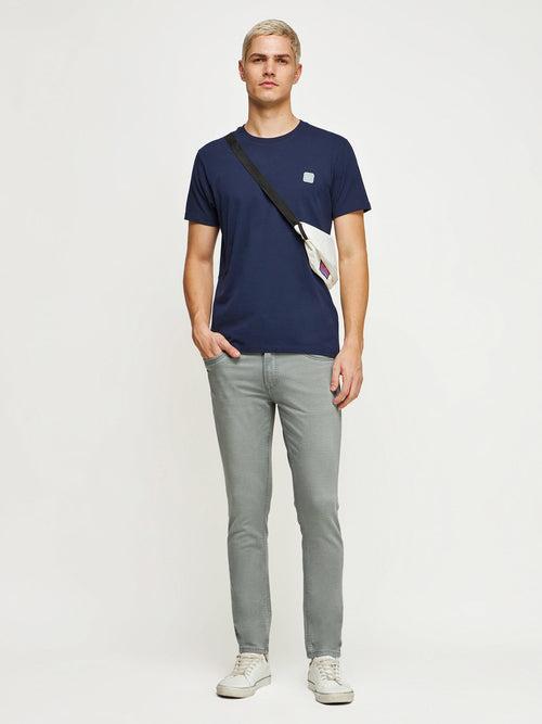 Tapered Fit Light Wash Jeans