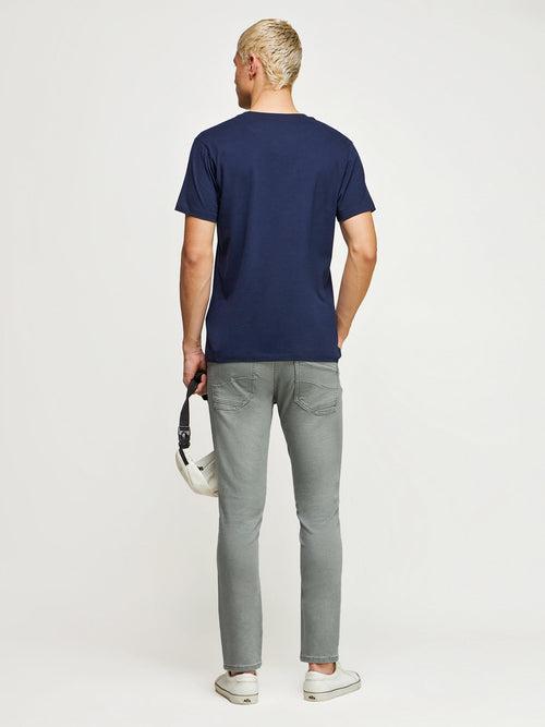 Tapered Fit Light Wash Jeans