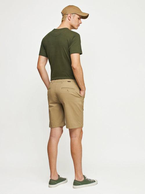 Cotton Twill Stretch Shorts