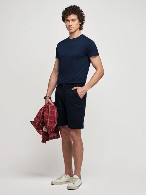 Cotton Twill Stretch Shorts