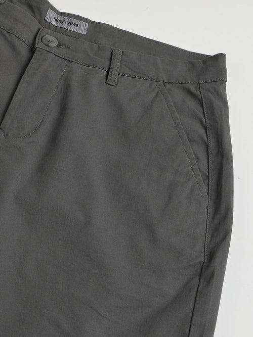 Cotton Twill Stretch Shorts