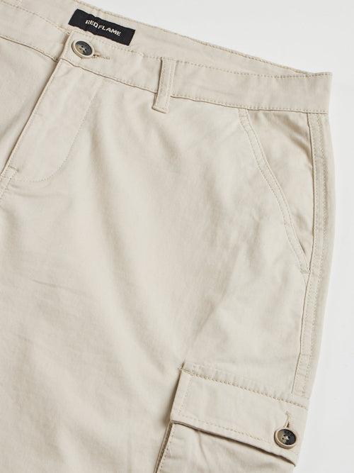 Cotton Twill Cargo Shorts