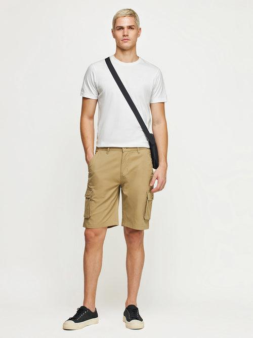 Cotton Twill Cargo Shorts