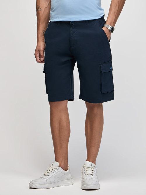 Cotton Twill Cargo Shorts