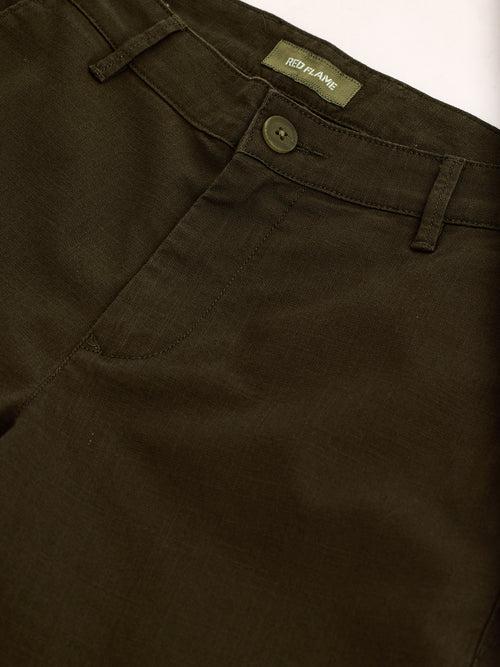 Green Slim Fit Trouser