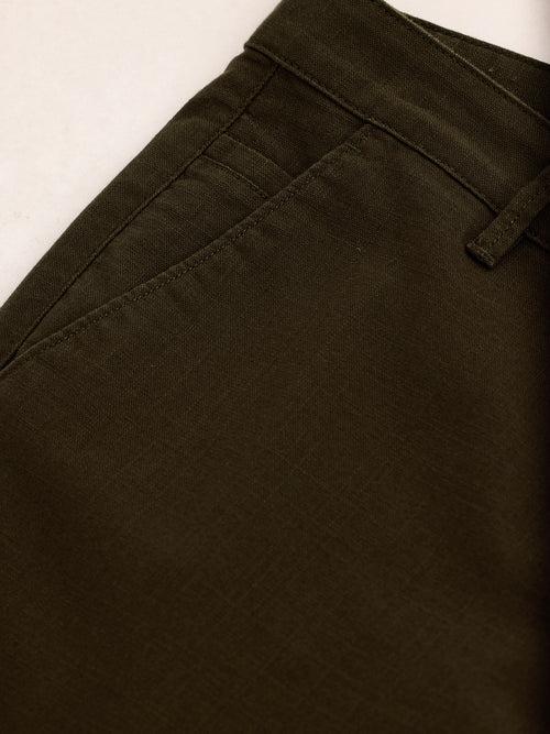 Green Slim Fit Trouser