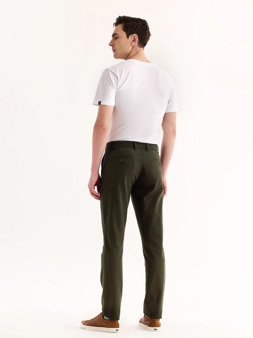 Green Slim Fit Trouser