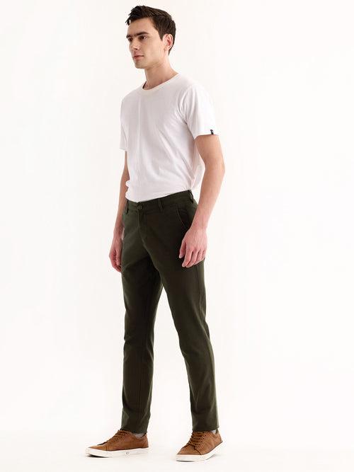 Green Slim Fit Trouser