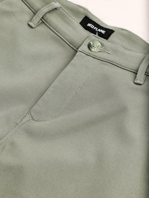 Green Stretch Slim Fit Trouser