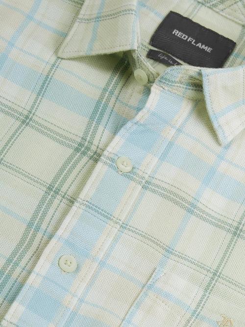 Checked Textured Shirt