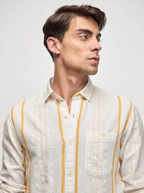Striped Textured Shirt