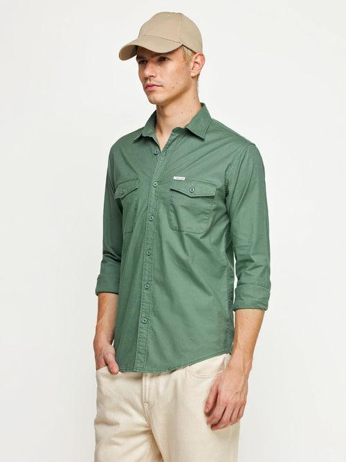 Double Pocket Oxford Shirt