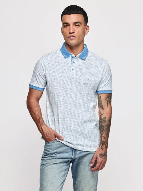 Micro Print Polo