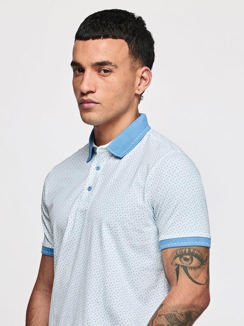 Micro Print Polo