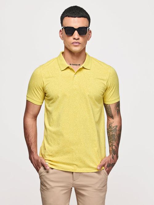 Tonal Print Polo