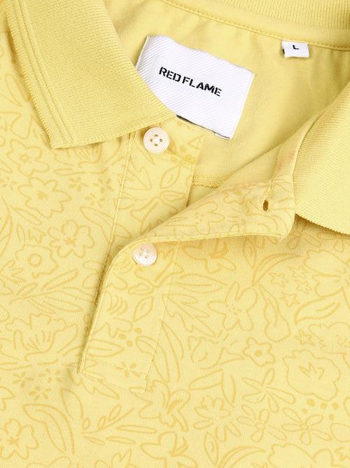 Tonal Print Polo