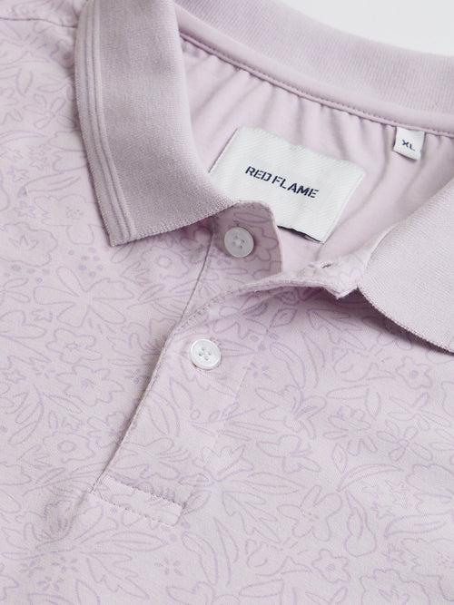 Tonal Print Polo