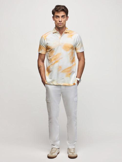 Abstract Print Polo