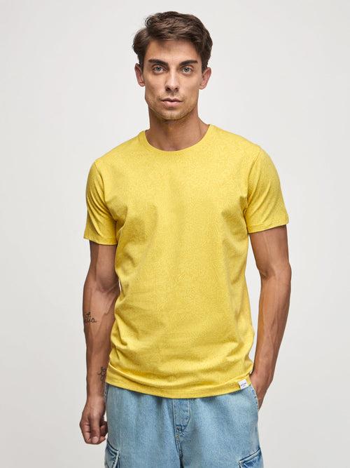 Tonal Print Stretch T-Shirt