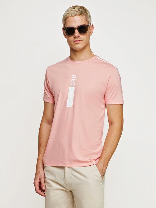 Chest Logo Tencel Stretch T-Shirt