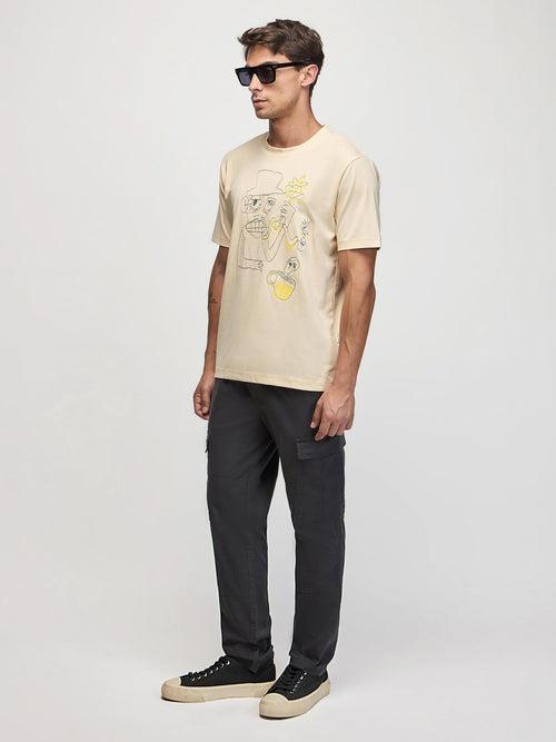Relaxed Fit Back Graphic T-Shirt