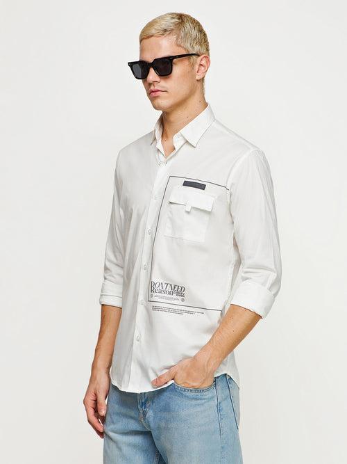 Front Graphic Stretch Shirt