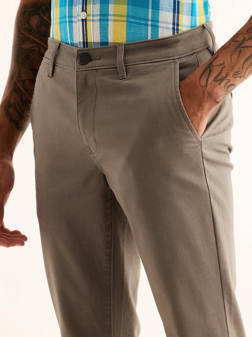 Grey Stretch Slim Fit Trouser