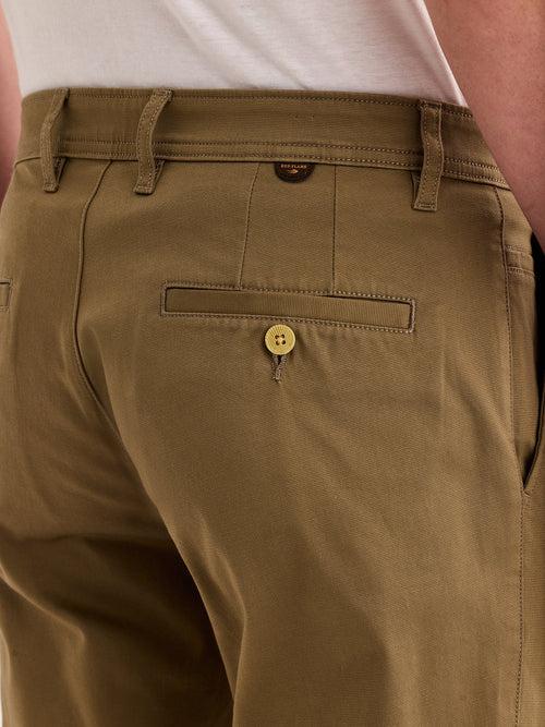 Khaki Stretch Slim Fit Trouser