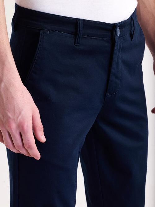 Navy Stretch Slim Fit Trouser