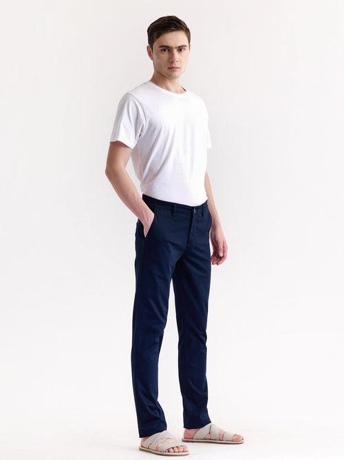 Navy Stretch Slim Fit Trouser