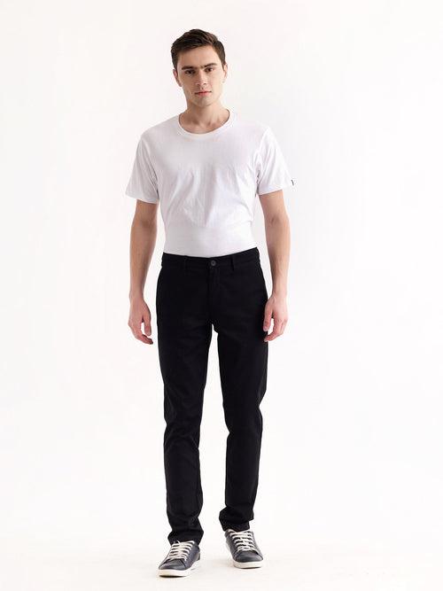 Black Stretch Slim Fit Trouser