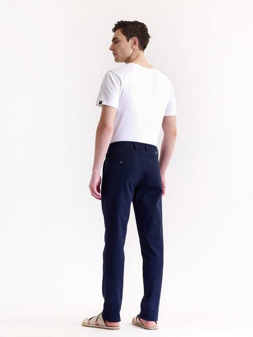 Navy Stretch Slim Fit Trouser