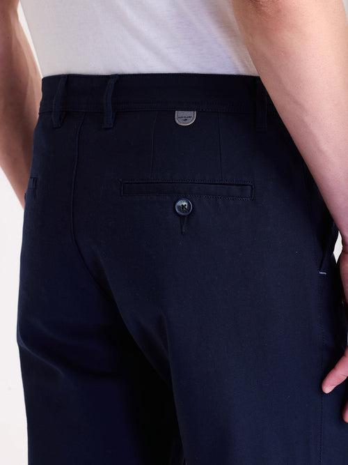 Navy Stretch Slim Fit Trouser