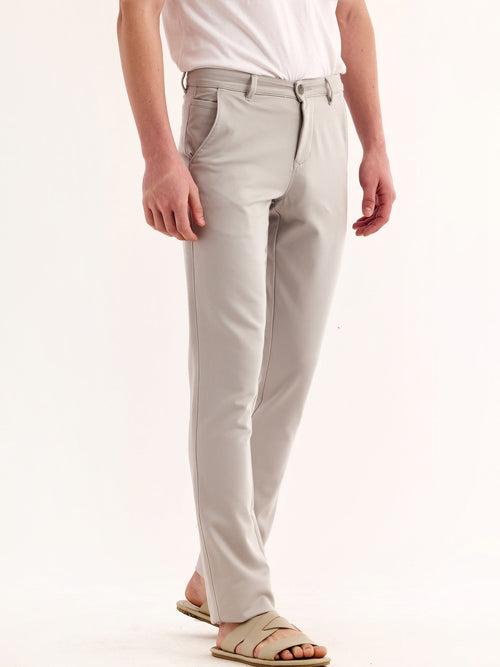 Grey Stretch Slim Fit Trouser