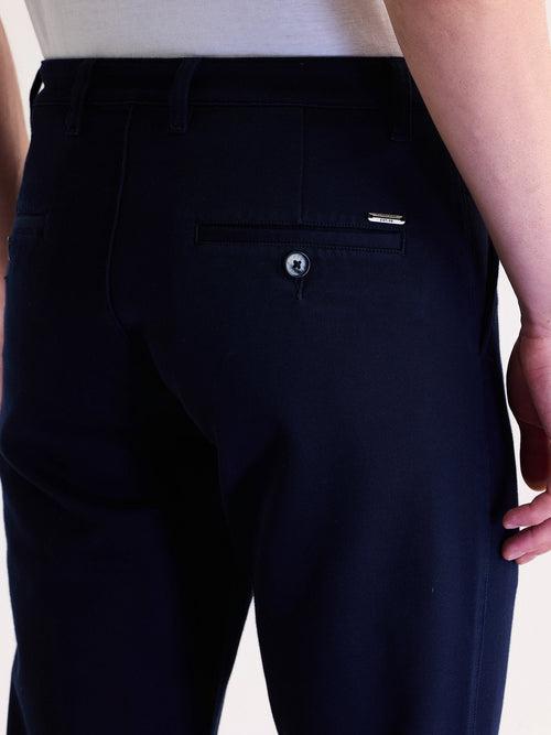 Navy Stretch Slim Fit Trouser