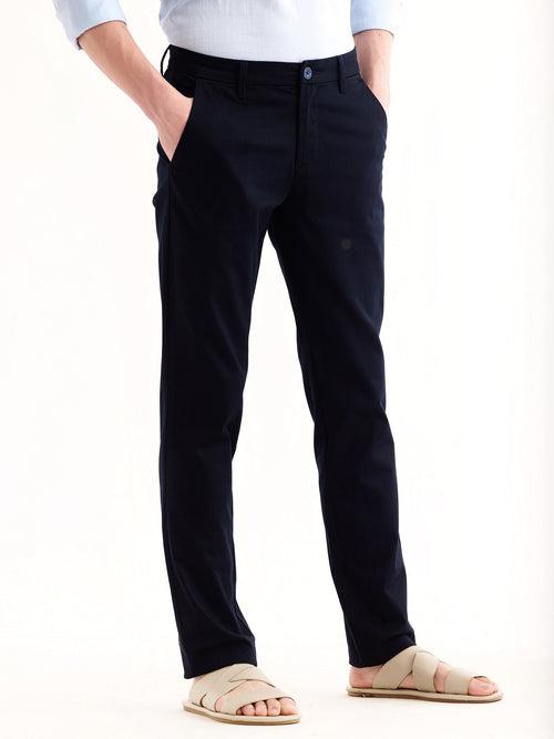 Navy Stretch Slim Fit Trouser