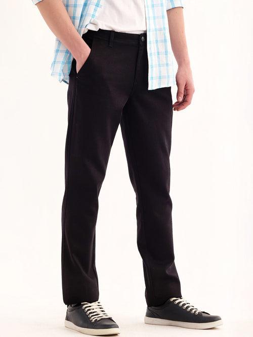 Black Stretch Slim Fit Trouser