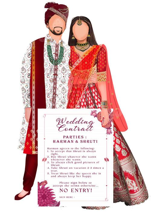 Wedding Contract For Wedding Entry - Wedding Function