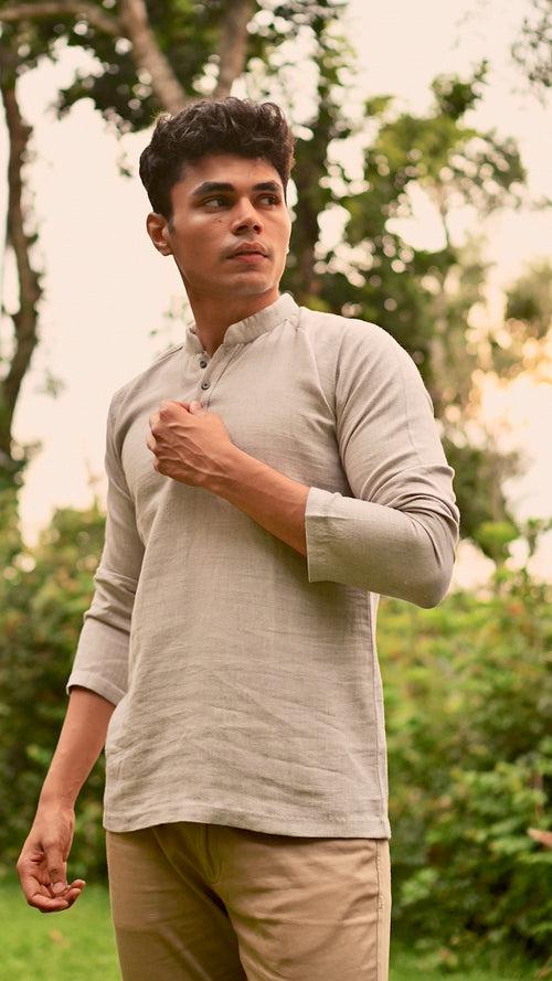 Irving Handwoven Khadi Shirt