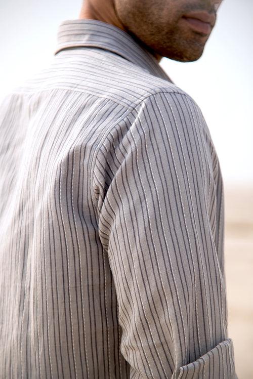 Grove Handwoven Cotton Shirt