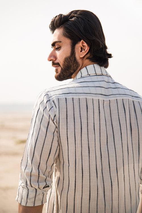 Lark Handwoven Khadi Cotton Shirt