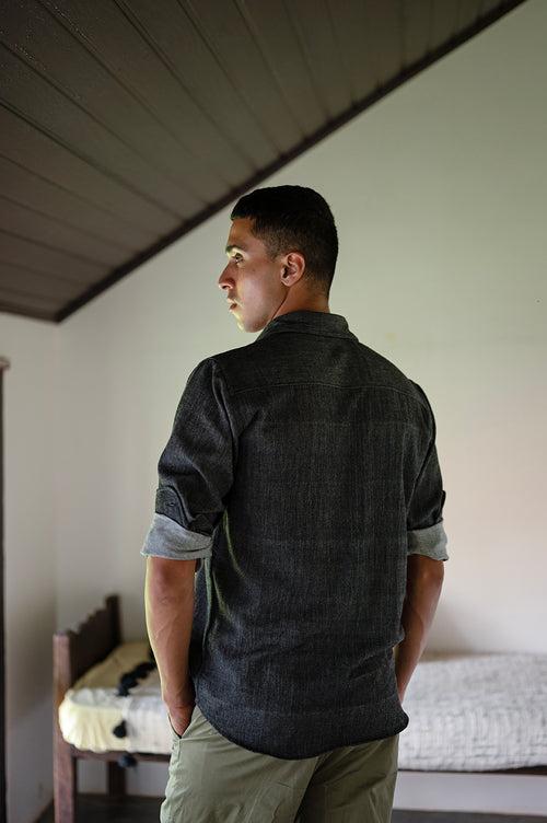 Demeter Handwoven Denim Cotton Shirt