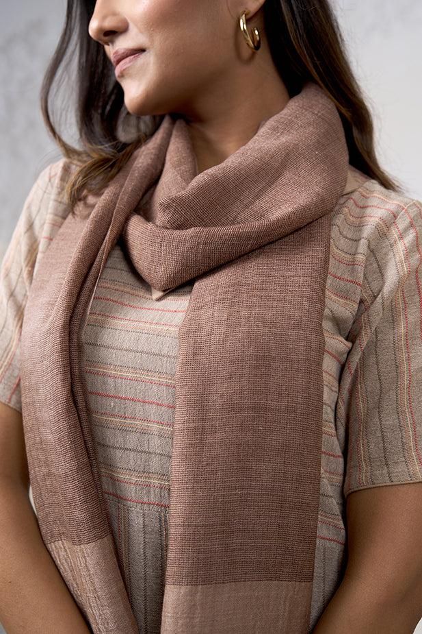 Beryl Soft Fine Wool Cashmere Stole