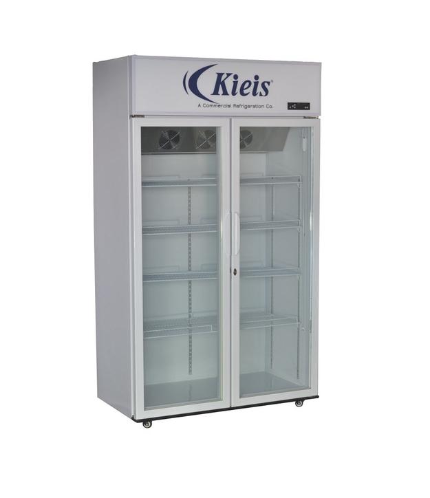 Vertical Two Door Showcase Cooler (UNF-1100)