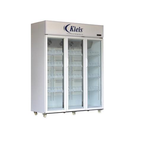 Vertical Two Door Showcase Cooler (UNF-1600)