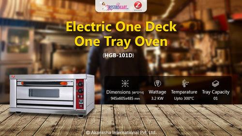 Electric One Deck One Tray Oven HGB-101D